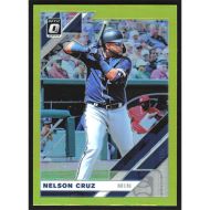 2019 Donruss Optic Lime Green #130 Nelson Cruz