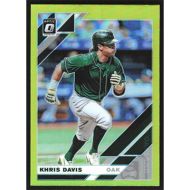 2019 Donruss Optic Lime Green #169 Khris Davis