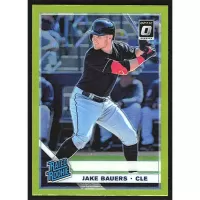 2019 Donruss Optic Lime Green #39 Jake Bauers Rated Rookie