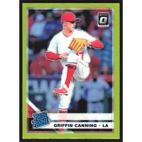 2019 Donruss Optic Lime Green #90 Griffin Canning Rated Rookie