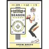 2019 Panini Contenders #78 Drew Brees