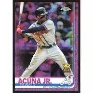 2019 Topps Chrome Pink Refractor #117 Ronald Acuna Jr.