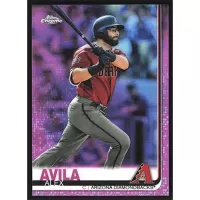 2019 Topps Chrome Pink Refractors #34 Alex Avila