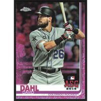 2019 Topps Chrome Update Pink Refractors #99 David Dahl All-Star