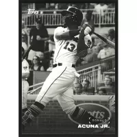 2019 Topps On-Demand Black and White #29 Ronald Acuna Jr.