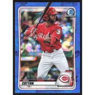 2020 Bowman Chrome Draft Sapphire #BD-104 Quin Cotton