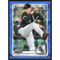 2020 Bowman Chrome Draft Sapphire #BD-95 Garrett Crochet