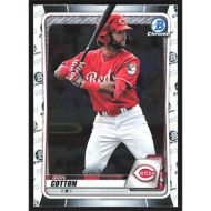 2020 Bowman Chrome Draft #BD-104 Quin Cotton