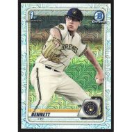 2020 Bowman Chrome Mega Box Prospects Refractors #BCP-140 Nick Bennett