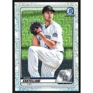 2020 Bowman Chrome Mega Box Prospects Refractors #BCP-182 Ryan Castellani