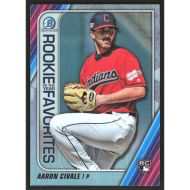 2020 Bowman Chrome Rookie of the Year Favorites #ROYF-AC Aaron Civale