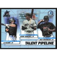 2020 Bowman Chrome Talent Pipeline #TP-MIA JJ Bleday/J. Sanchez /J. Chisholm