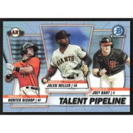 2020 Bowman Chrome Talent Pipeline #TP-SFG H. Bishop/J. Bart/J. Miller