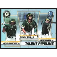 2020 Bowman Talent Pipeline #TP-OAK L. Armenteros/A. Rivas/G. Deichmann