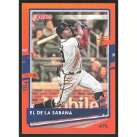 2020 Donruss Holo Orange Variations #170 Ronald Acuna Jr. Nickname