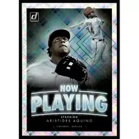 2020 Donruss Now Playing Diamond #NP-8 Aristides Aquino