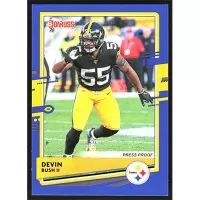 2020 Donruss Press Proofs Blue #219 Devin Bush II