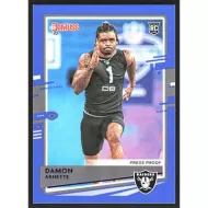 2020 Donruss Press Proofs Blue #256 Damon Arnette