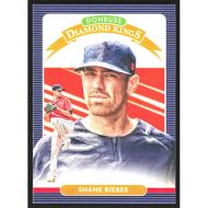 2020 Donruss #18 Shane Bieber Diamond Kings