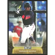 2020 Leaf Draft Gold #08 Ronald Acuna Jr.