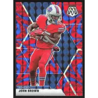 2020 Panini Mosaic Reactive Blue #28 John Brown