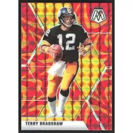 2020 Panini Mosaic Reactive Orange #171 Terry Bradshaw