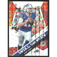 2020 Panini Mosaic Will to Win Mosaic #WW9 Josh Allen