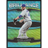 2020 Panini Prizm Brilliance Teal Wave #B-1 Jacob deGrom