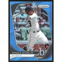 2020 Panini Prizm Carolina Blue #184 Ronald Acuna Jr.