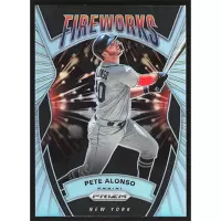 2020 Panini Prizm Fireworks Silver #F-2 Pete Alonso