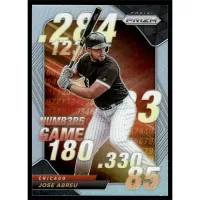 2020 Panini Prizm Numbers Game Silver #NG-6 Jose Abreu