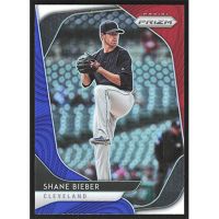 2020 Panini Prizm Red White and Blue #36 Shane Bieber