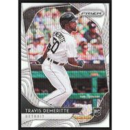 2020 Panini Prizm White Wave #114 Travis Demeritte