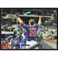 2020 Stadium Club Black Foil #164 Pete Alonso