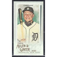 2020 Topps Allen & Ginter Mini #38 Miguel Cabrera