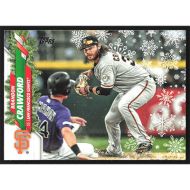 2020 Topps Wal-Mart Holiday Metallic #HW29 Brandon Crawford