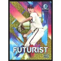 2021 Bowman Chrome Mega Box Futurist Gold Refractors #FUT-MA Mick Abel