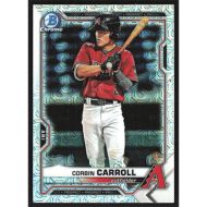 2021 Bowman Chrome Mega Box Prospects Refractors #BCP-142 Corbin Carroll