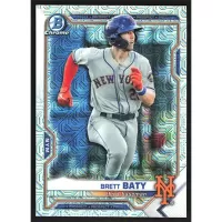 2021 Bowman Chrome Mega Box Prospects Refractors #BCP-237 Brett Baty