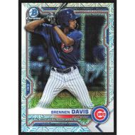 2021 Bowman Chrome Mega Box Prospects Refractors #BCP-65 Brennen Davis