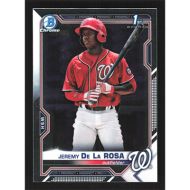 2021 Bowman Chrome Prospects #BCP-25 Jeremy De La Rosa