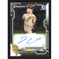 2021 Bowman Chrome Rookie Autographs #CRA-JCR Jake Cronenworth Autographed