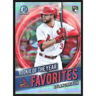 2021 Bowman Chrome Rookie of the Year Favorites Refractors #RRY-DC Dylan Carlson