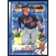 2021 Bowman Chrome Sapphire Prospects #BCP-67 Brett Baty