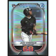 2021 Bowman Chrome Scouts Top 100 Refractors #BTP-68 Jazz Chisholm