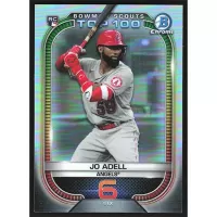 2021 Bowman Chrome Scouts Top 100 Refractors #BTP-6 Jo Adell