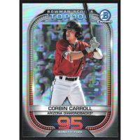 2021 Bowman Chrome Scouts Top 100 Refractors #BTP-95 Corbin Carroll