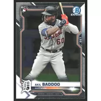 2021 Bowman Chrome #34 Akil Baddoo