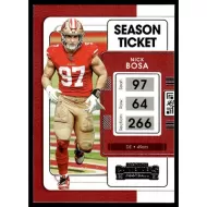 2021 Panini Contenders #90 Nick Bosa