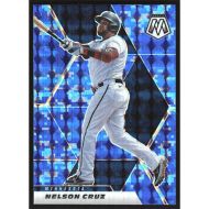 2021 Panini Mosaic Blue Camo #192 Nelson Cruz